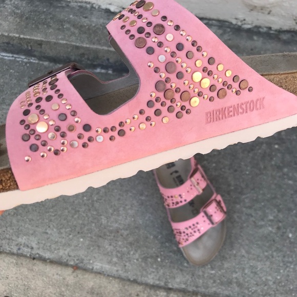 birkenstock arizona pink nubuck